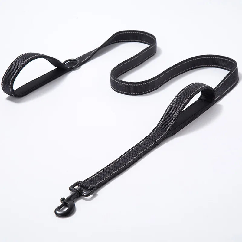 Heavy Duty Double Handle Dog Training Leash