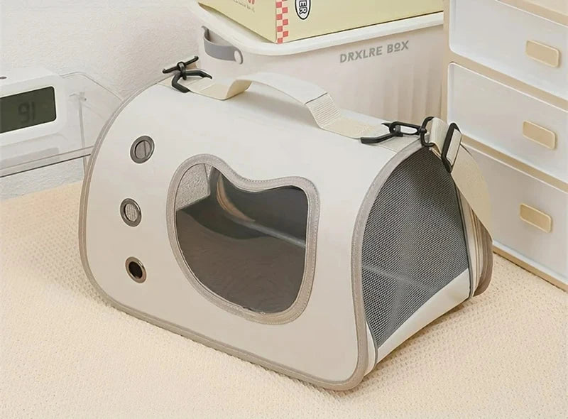 Foldable Pet Carrier Bag for Cats & Small Dogs