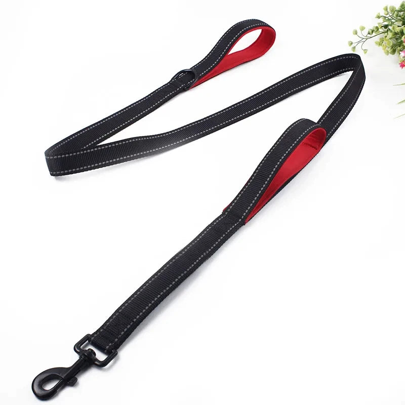 Heavy Duty Double Handle Dog Training Leash