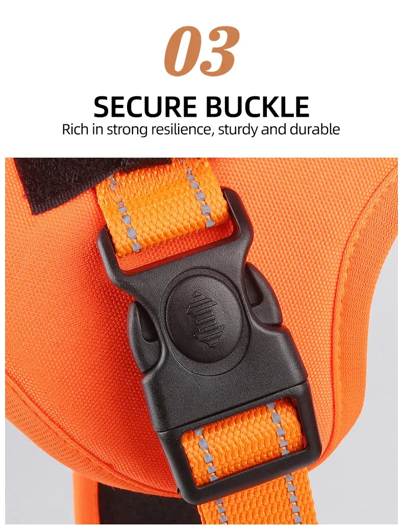 Multi-Functional Reflective No-Pull Dog Harness