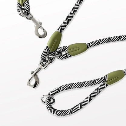Reflective Nylon Dog Leash (S/M/L)