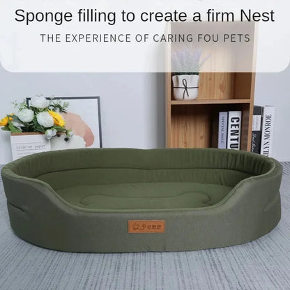 Fluffy Winter Dog Cushion Sofa Bed