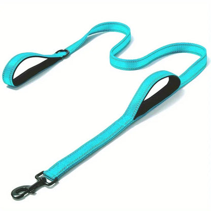 Heavy-Duty Double Handle Reflective Dog Leash