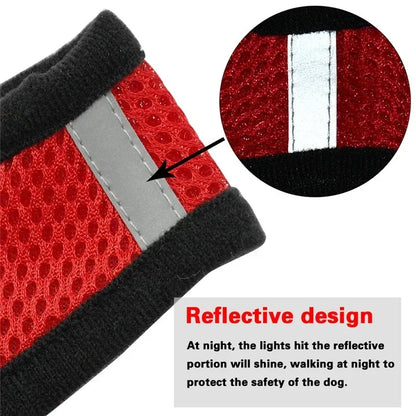 Adjustable Mesh Cat & Small Dog Harness Vest