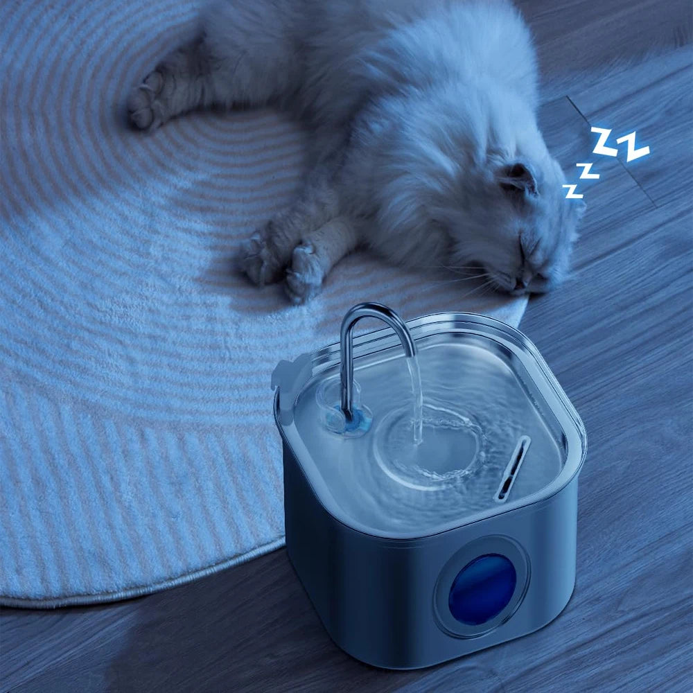 Automatic Stainless Steel Pet Water Fountain (2.2L)