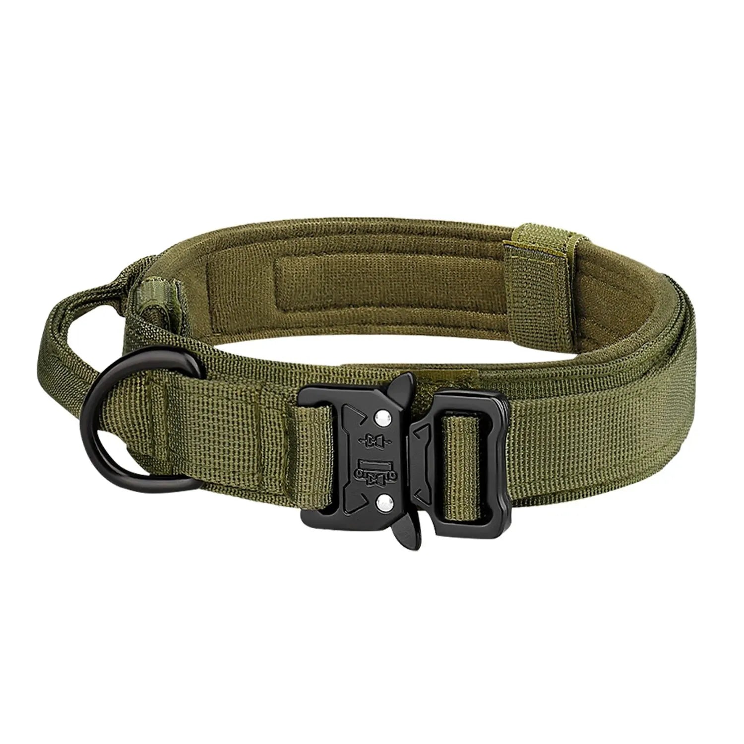 Tactical Nylon Dog Collar with Metal Buckle