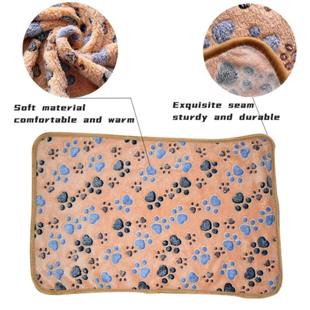 Soft Fluffy Cartoon Pet Blanket