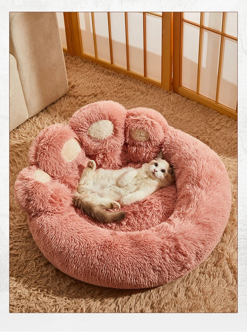 Fluffy Winter Pet Sofa Bed
