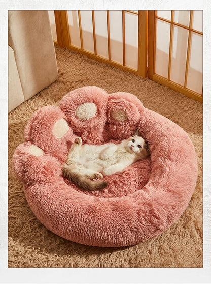 Fluffy Winter Pet Sofa Bed