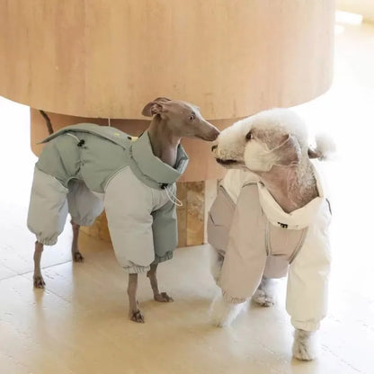 Cotton-Padded Turtleneck Winter Dog Coat
