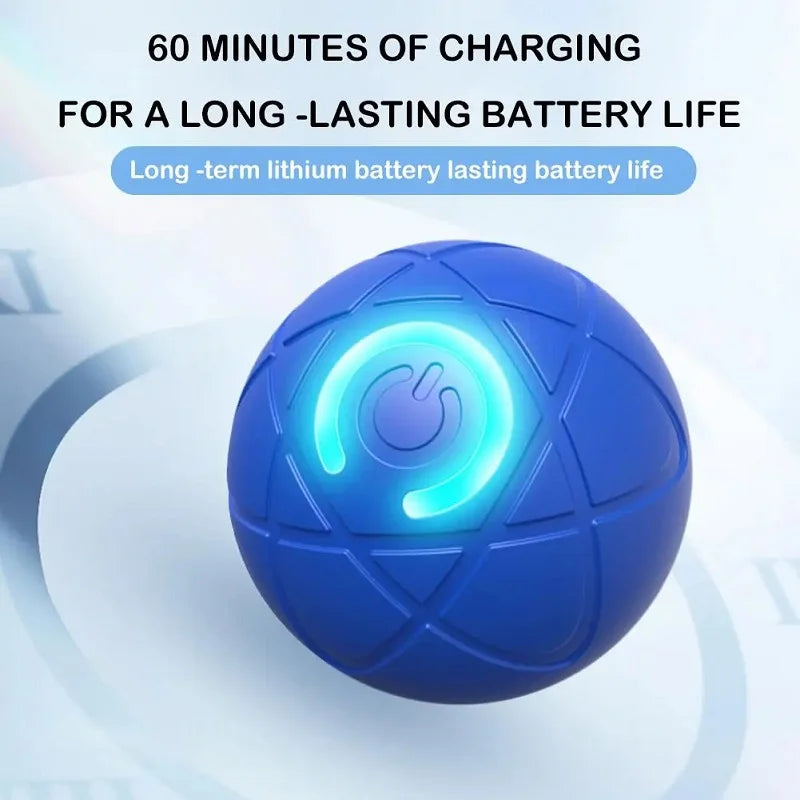 Rechargeable Automatic Rolling Dog Toy Ball