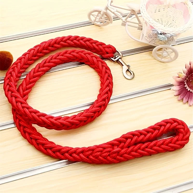 Braided Dog Training Leash for Large Dogs