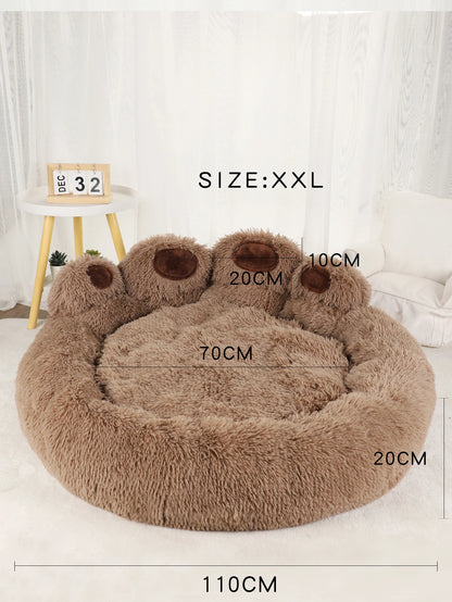 Fluffy Winter Pet Sofa Bed