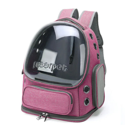 Transparent Pet Carrier Backpack for Cats & Small Dogs