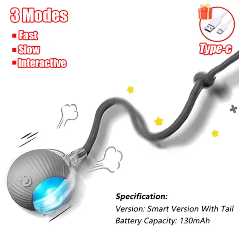 Automatic Interactive Cat Teaser Toy Set