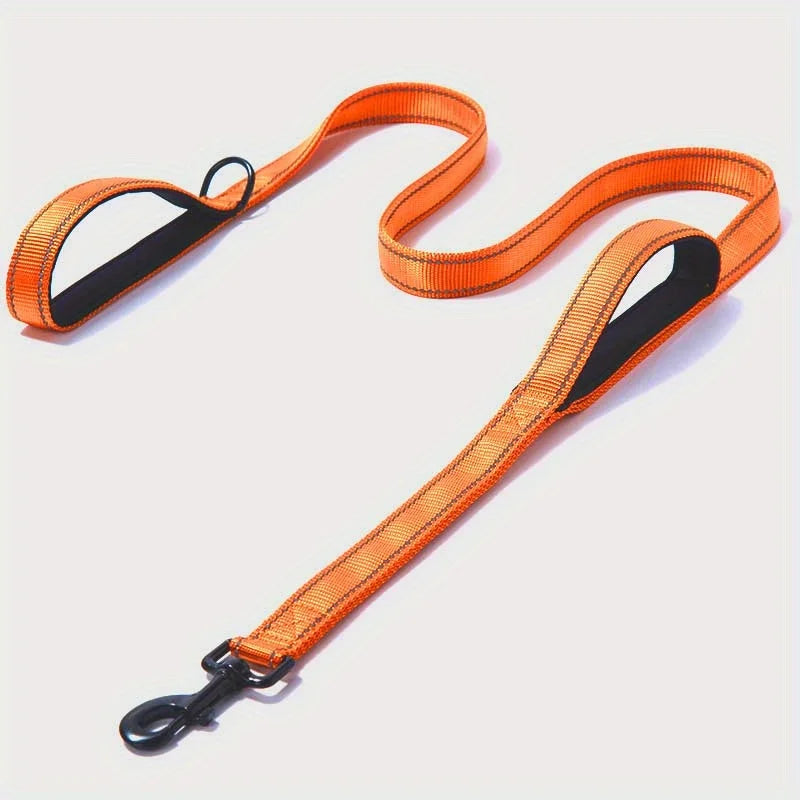 Heavy Duty Double Handle Dog Training Leash