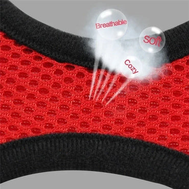 Adjustable Mesh Cat & Small Dog Harness Vest