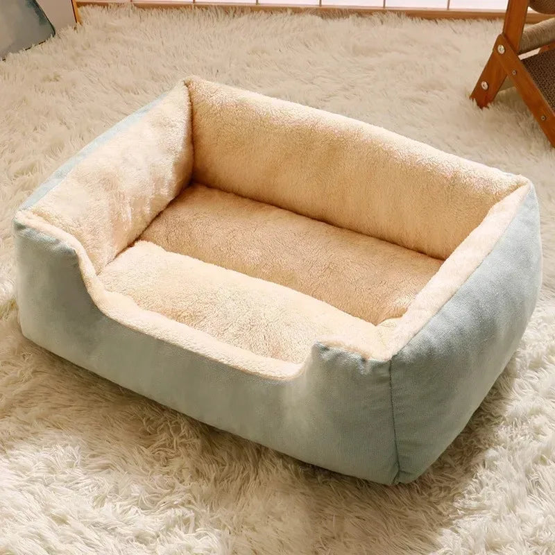 Winter Plush Pet Bed Cushion