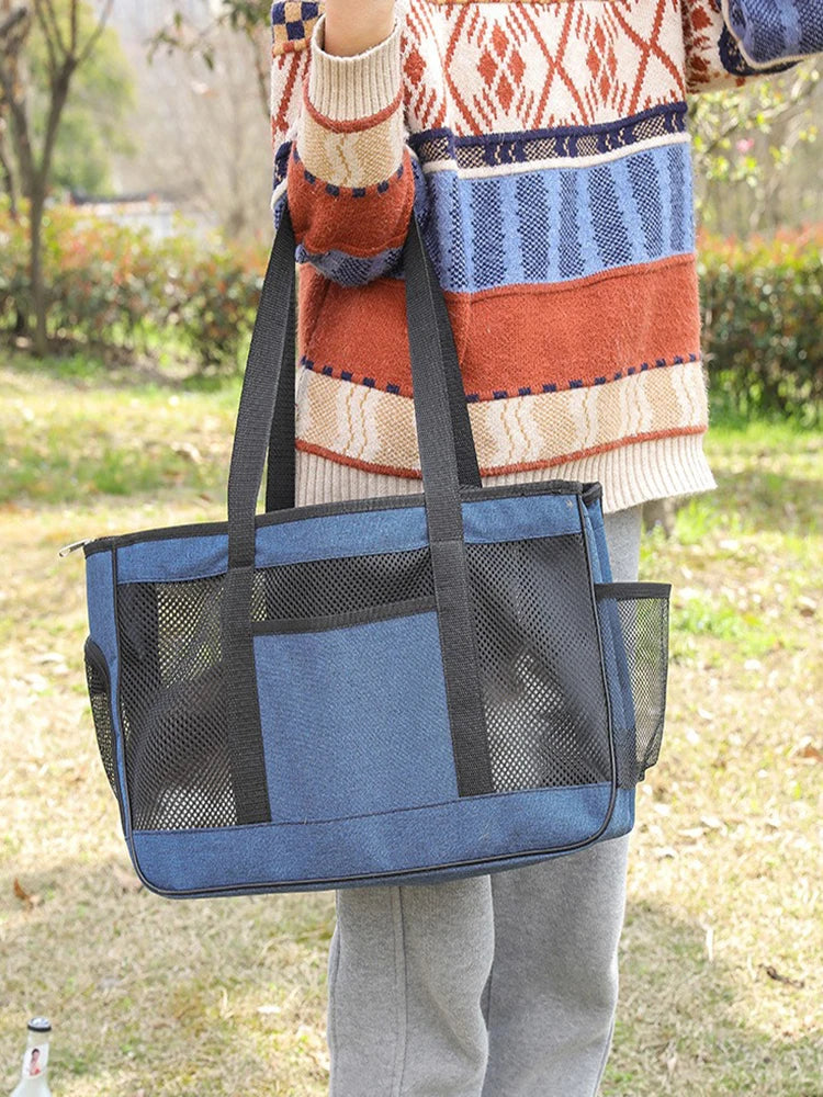 Soft-Sided Pet Carrier Bag for Small Dogs & Cats