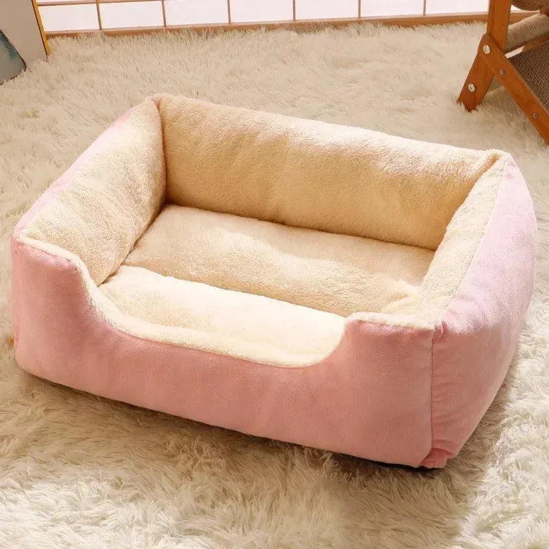 Winter Plush Pet Bed Cushion