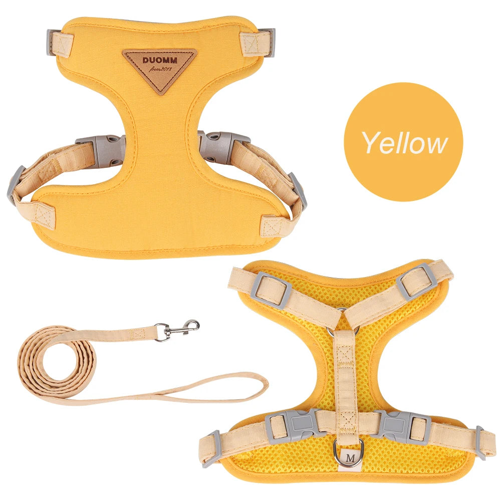Breathable Cat & Puppy Harness and Leash Set
