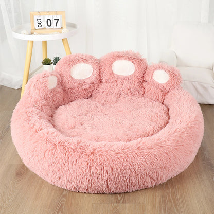 Fluffy Winter Pet Sofa Bed