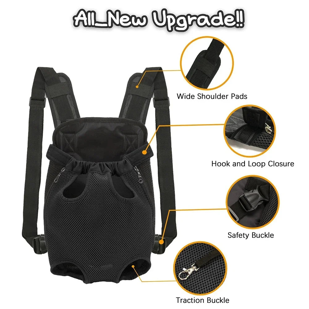 Camouflage Pet Carrier Backpack for Dogs