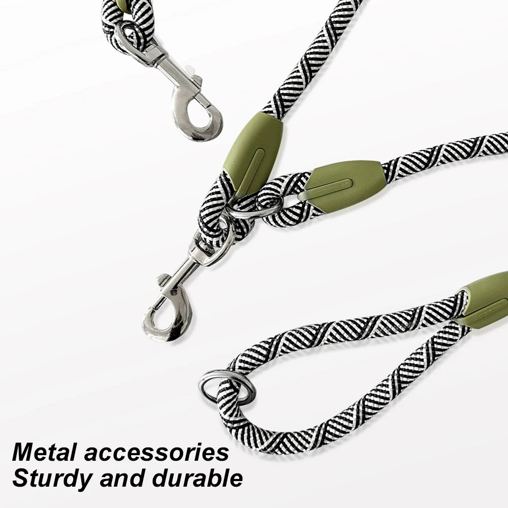 Reflective Nylon Dog Leash (S/M/L)