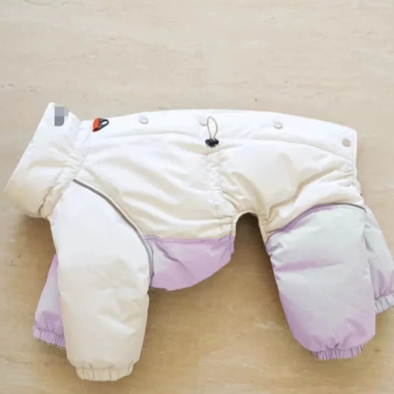 Cotton-Padded Turtleneck Winter Dog Coat