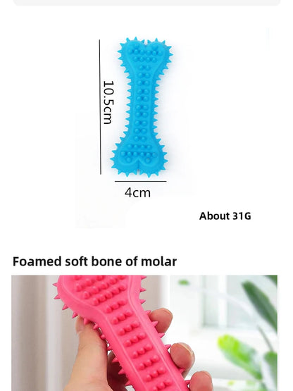 Soft Rubber Dog Chew Toy for Small Dogs