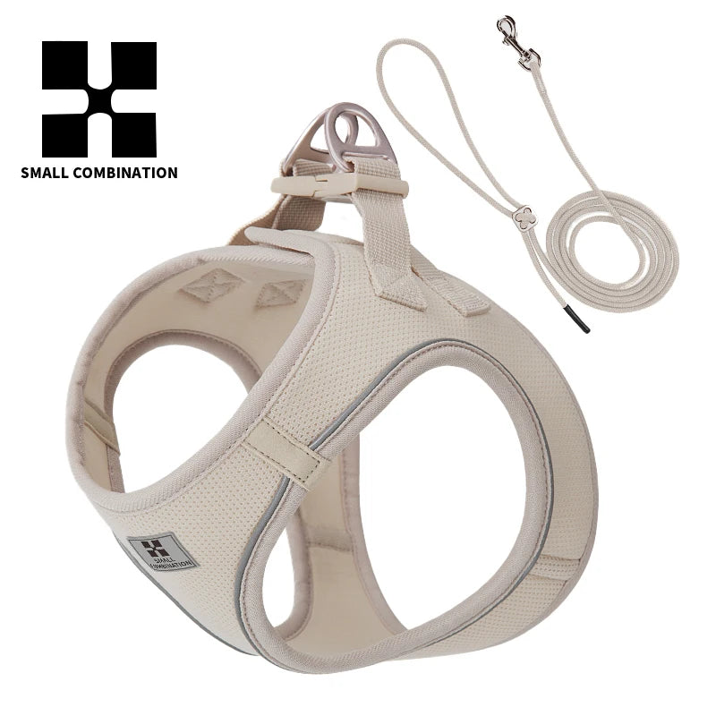 Adjustable Reflective Dog Harness & Leash Set