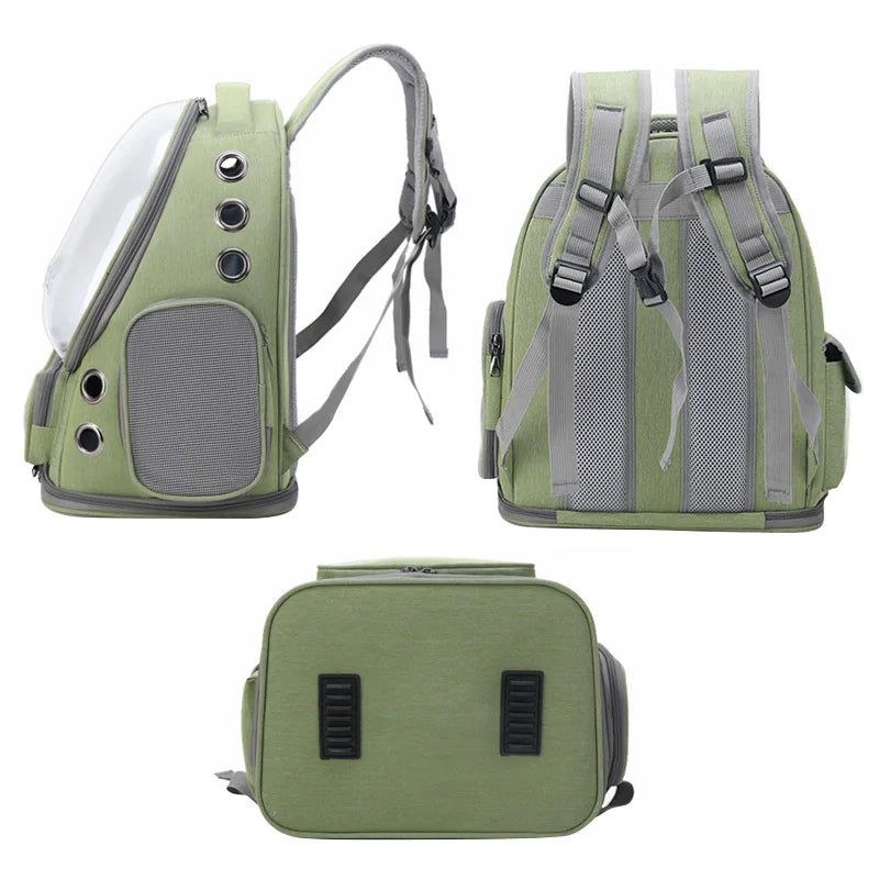Transparent Pet Carrier Backpack for Cats & Small Dogs