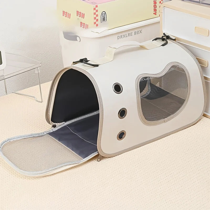Foldable Pet Carrier Bag for Cats & Small Dogs