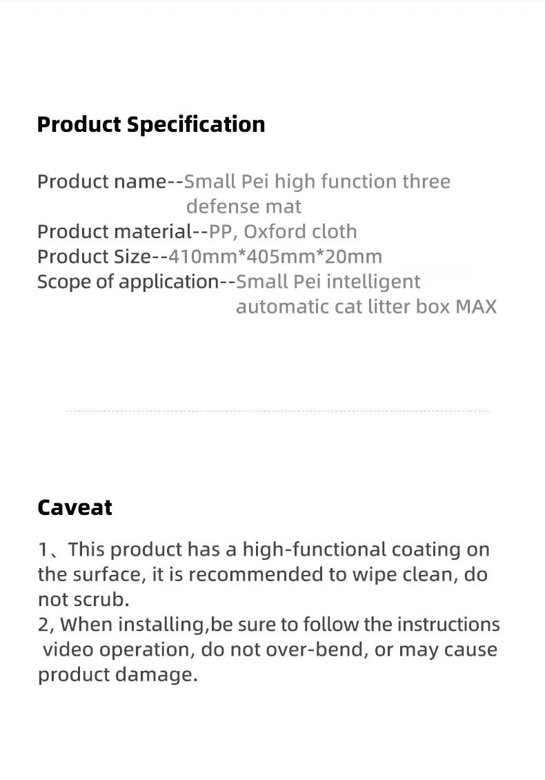 MAX Cat Litter Box Mat