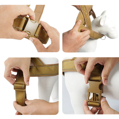 Tactical Anti-Pull Dog Harness for Large Dogs