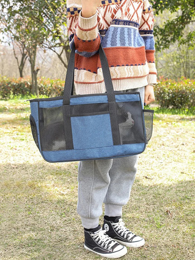 Soft-Sided Pet Carrier Bag for Small Dogs & Cats