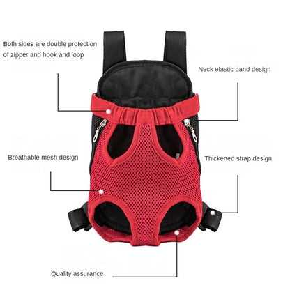 Breathable Pet Carrier Backpack for Small Dogs & Cats