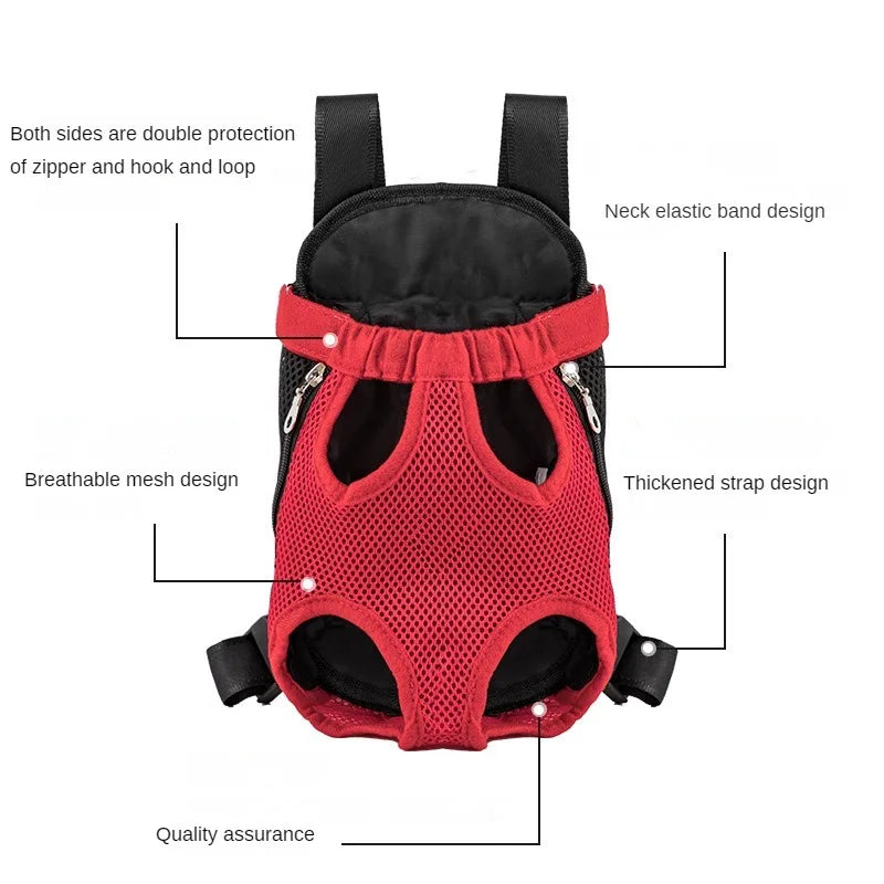 Breathable Pet Carrier Backpack for Small Dogs & Cats