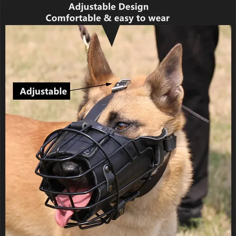 Tactical Anti-Biting Dog Muzzle for Large Dogs