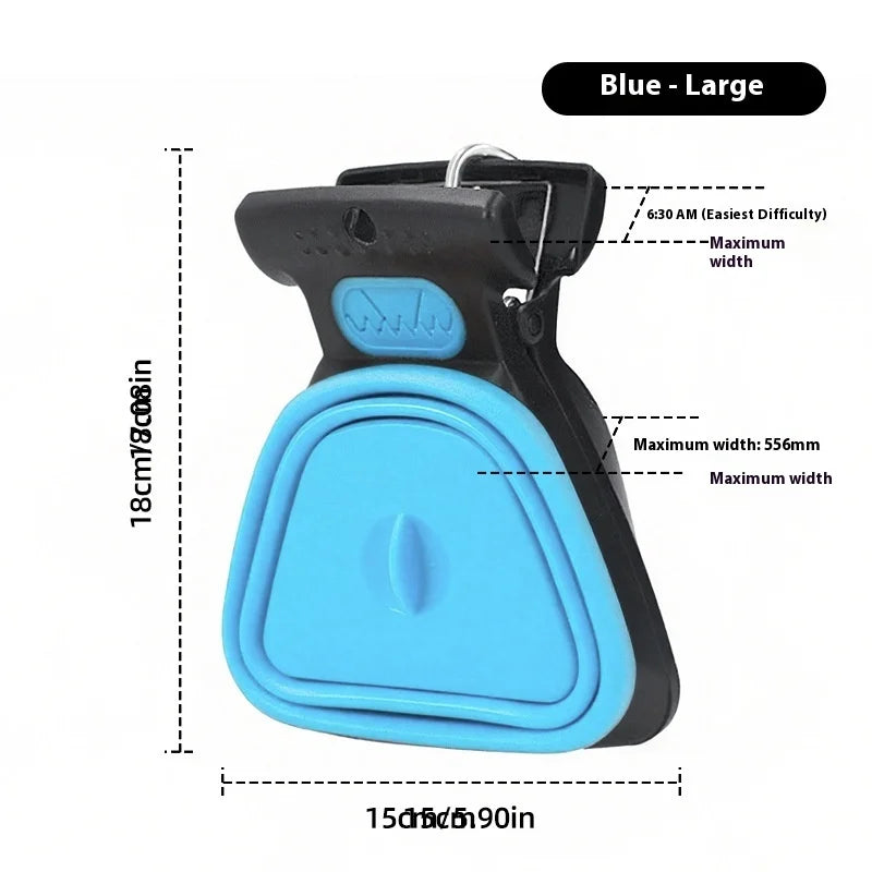 Foldable Dog Pooper Scooper with Waste Bags