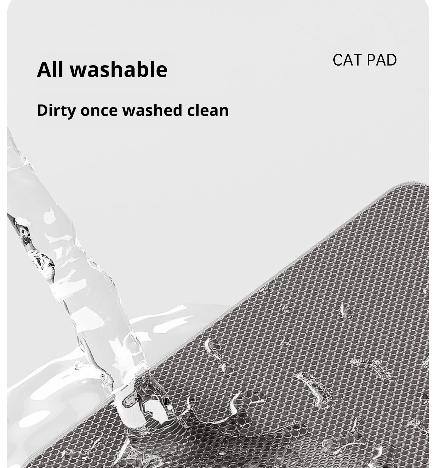 Waterproof Double-Layer Cat Litter Mat (90×60cm)