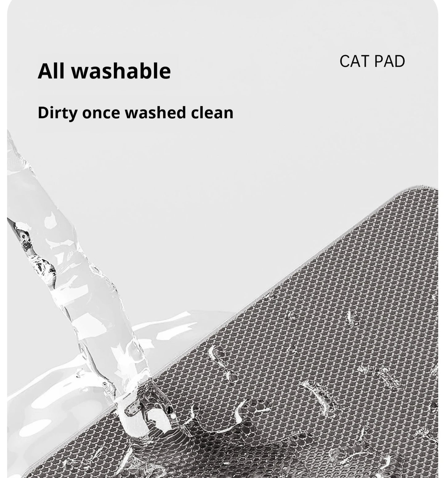 Waterproof Double-Layer Cat Litter Mat (90×60cm)