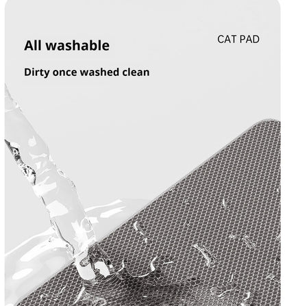 Waterproof Double-Layer Cat Litter Mat (90×60cm)
