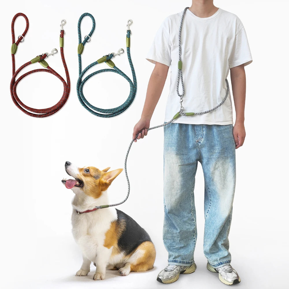 Reflective Nylon Dog Leash (S/M/L)