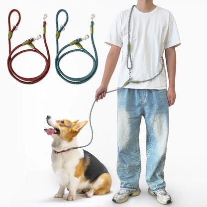 Reflective Nylon Dog Leash (S/M/L)