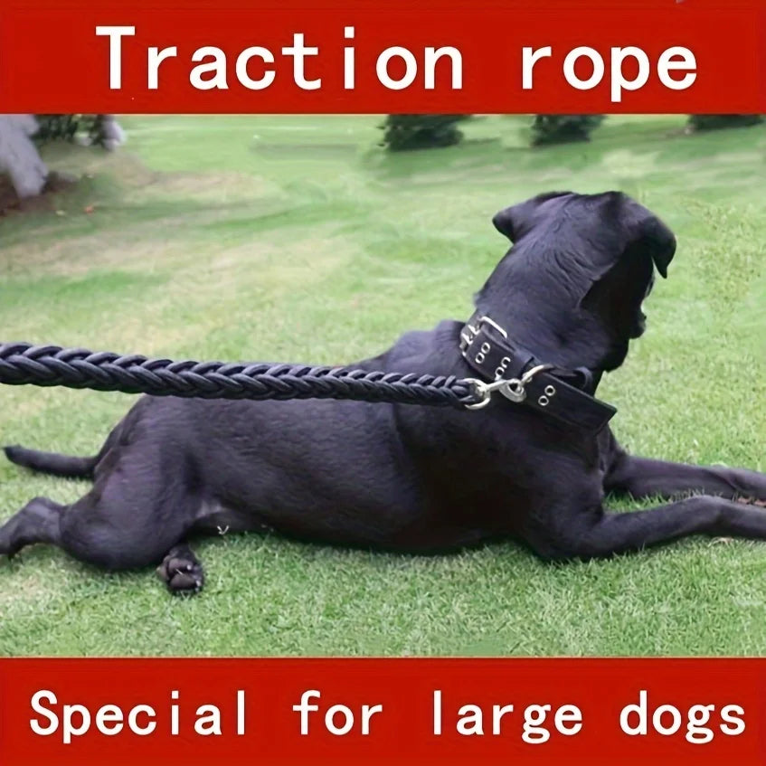 Braided Dog Training Leash for Large Dogs