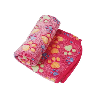 Soft Fluffy Cartoon Pet Blanket
