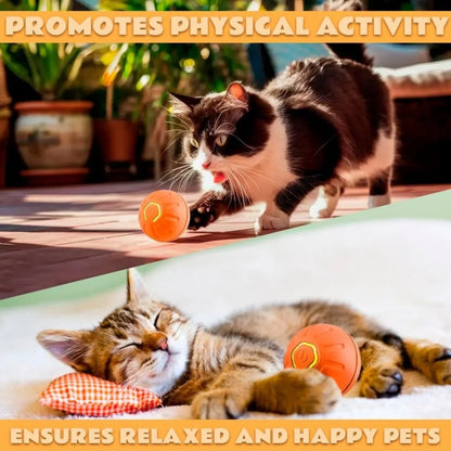 Electric Bouncing Smart Pet Ball for Dogs & Cats