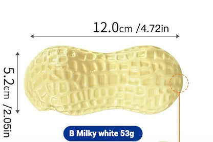 TPR Peanut Shape Squeaky Dog Chew Toy