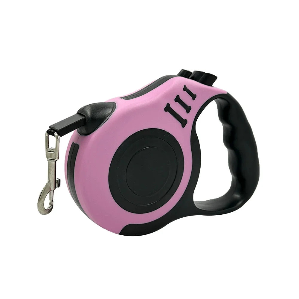 Retractable Nylon Dog Leash for Small & Medium Dogs